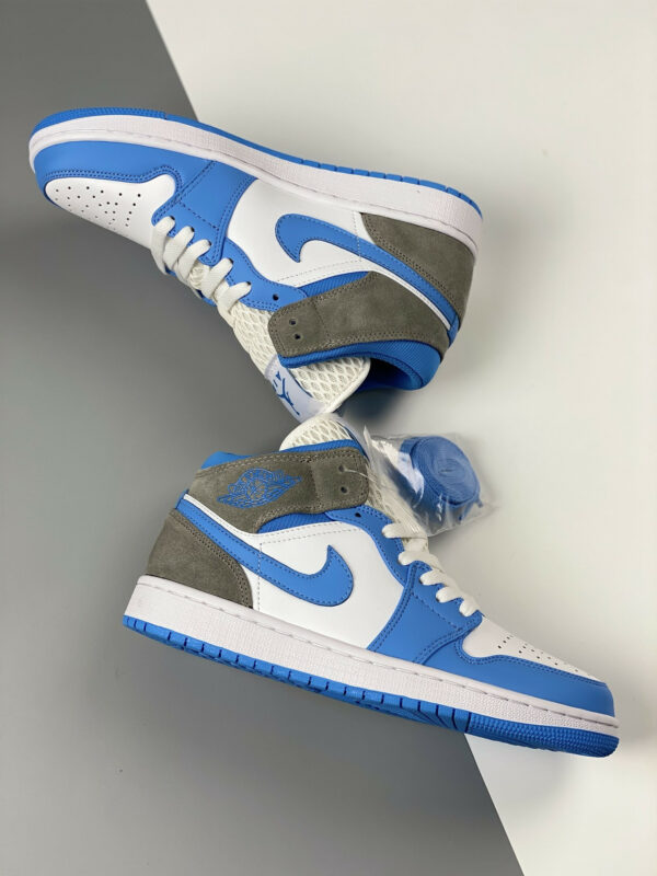 Air Jordan 1 Mid University Blue Grey DX9276-100 For Sale