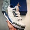 Air Jordan 3 Wizards PE White Metallic Copper-True Blue CT8532-148 For Sale