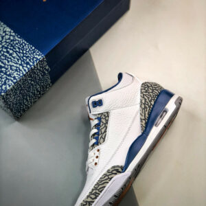 Air Jordan 3 Wizards PE White Metallic Copper-True Blue CT8532-148 For Sale