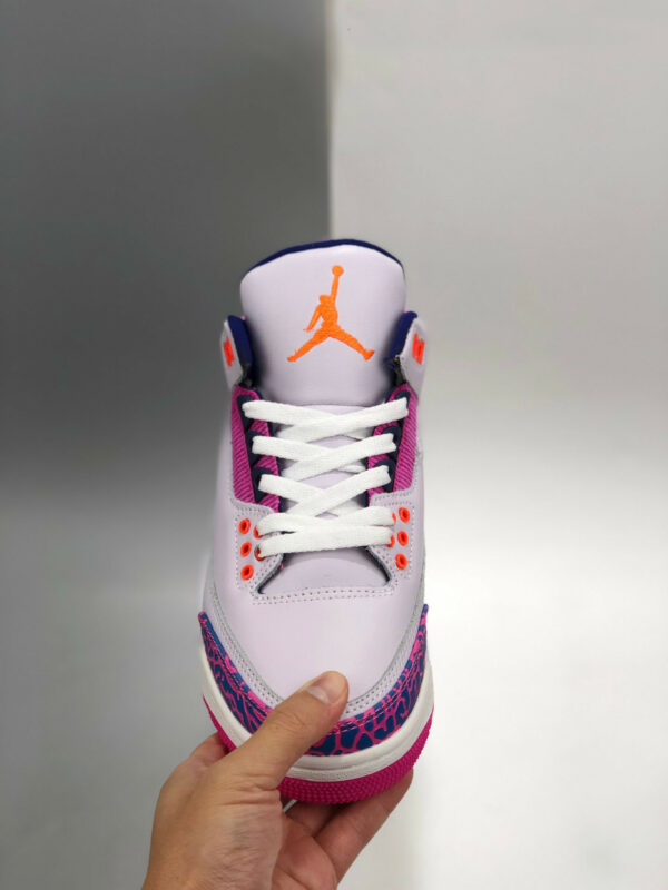 Air Jordan 3 GS Barely Grape Hyper Crimson-Fire Pink For Sale