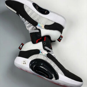 Air Jordan 35 DNA White Black-Fire Red On Sale