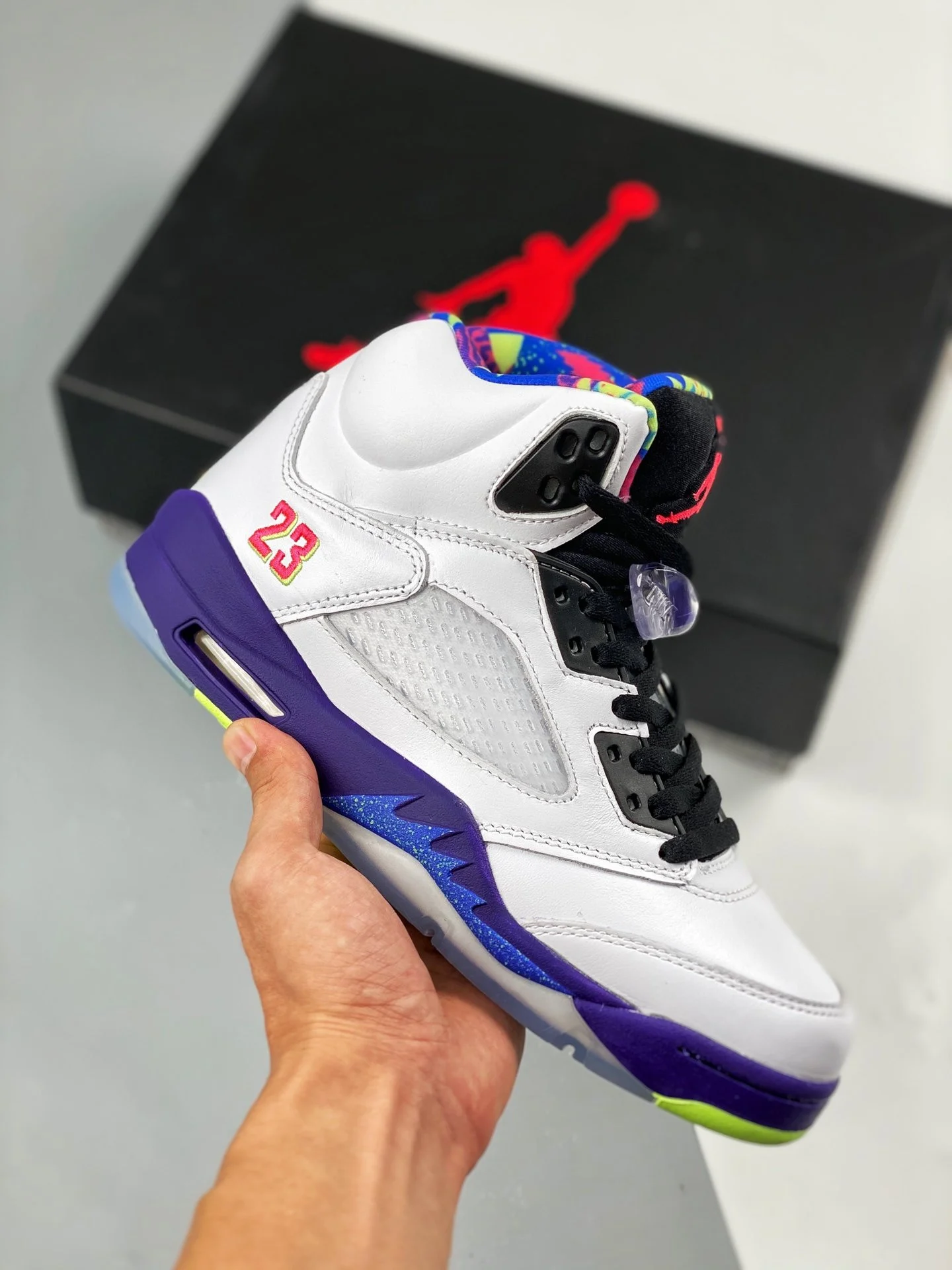 Air Jordan 5 Alternate Bel-Air White Court Purple For Sale