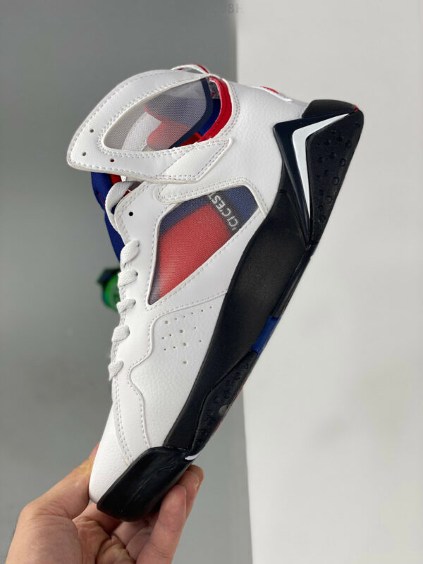 Air Jordan 7 PSG White College Navy-Sport Royal-University Red For Sale