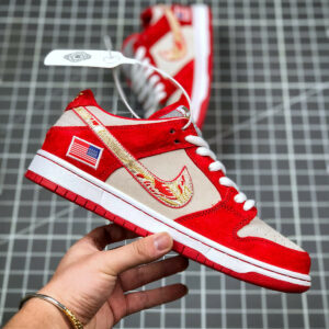 Anonymous x Unheardof x Nike SB Dunk Low Cincinnati Red For Sale