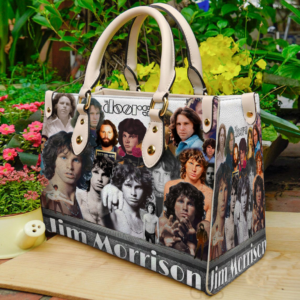 Jim Morrison Women Leather Hand Bag