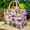 Lsu Tigers Women Leather Hand Bag