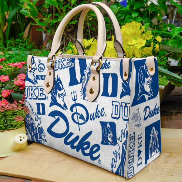 Duke Blue Devils Women Leather Hand Bag