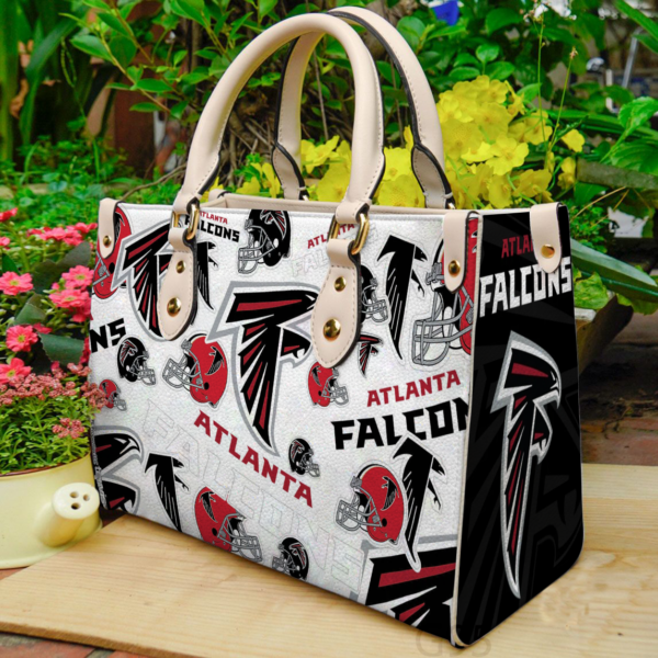 Atlanta Falcons Women Leather Hand Bag