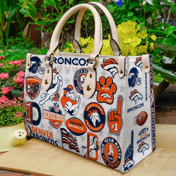 Denver Broncos 1 Women Leather Hand Bag