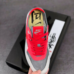 Clot x Nike Air Max 1 K.O.D. Solar Red University Red-Cool Grey For Sale