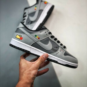 Custom Nike Dunk Low Drak Grey Black For Sale