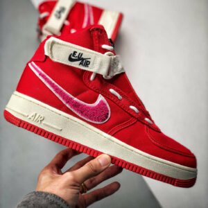 Emotionally Unavailable x Nike Air Force 1 High Red AV5840-600 For Sale