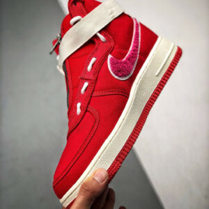 Emotionally Unavailable x Nike Air Force 1 High Red AV5840-600 For Sale