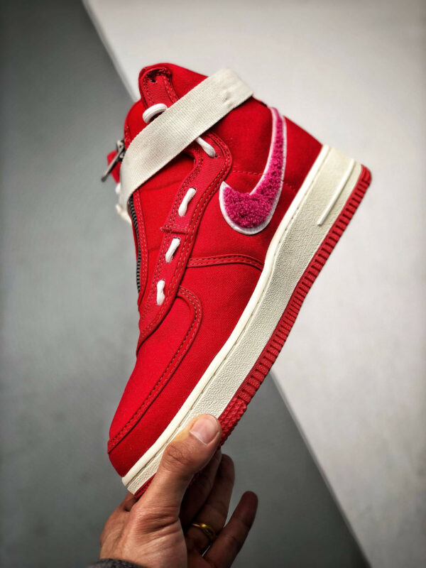 Emotionally Unavailable x Nike Air Force 1 High Red AV5840-600 For Sale