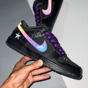 Familia x Nike SB Dunk Low First Avenue Black Voltage Purple-White For Sale