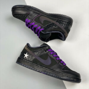 Familia x Nike SB Dunk Low First Avenue Black Voltage Purple-White For Sale