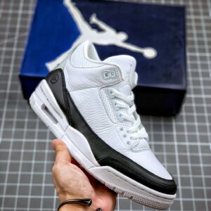 Fragment x Air Jordan 3 White Black-White For Sale