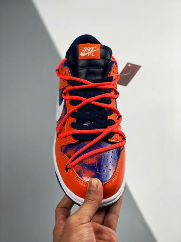 Futura x Off-White x Nike SB Dunk Low Orange Blue For Sale