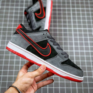 Ishod Wair x Nike SB Dunk Dark Grey University Red White Black