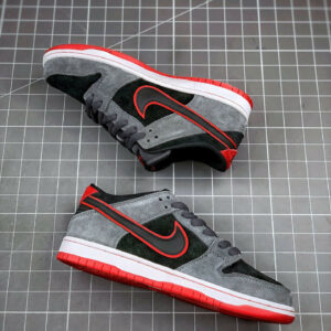 Ishod Wair x Nike SB Dunk Dark Grey University Red White Black