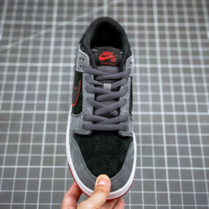 Ishod Wair x Nike SB Dunk Dark Grey University Red White Black