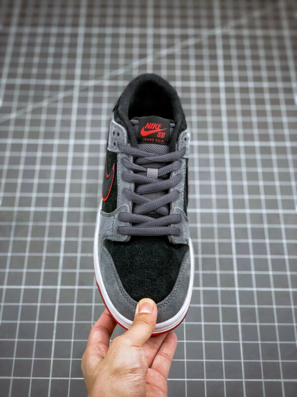 Ishod Wair x Nike SB Dunk Dark Grey University Red White Black