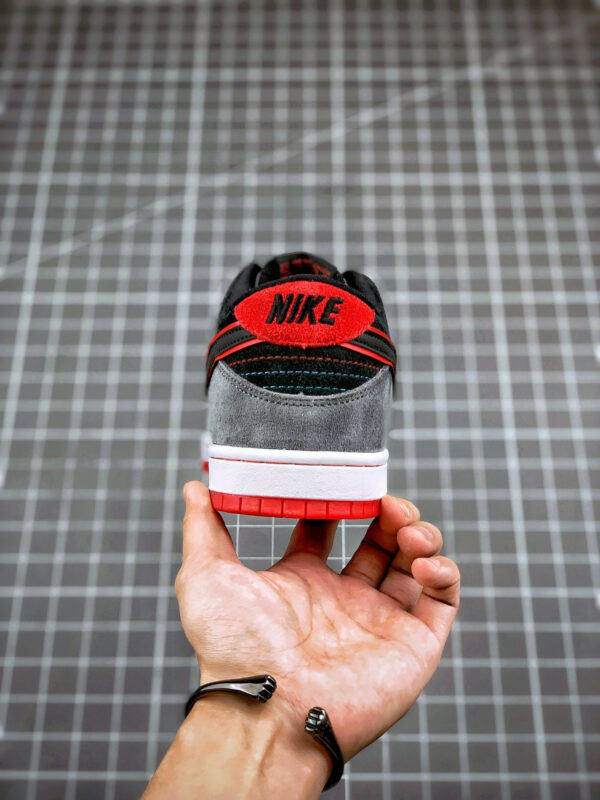 Ishod Wair x Nike SB Dunk Dark Grey University Red White Black