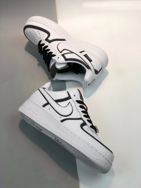 Joshua Vides X Nike Air Force 1 Low White Black For Sale