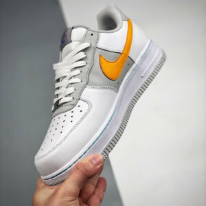 NBA x Nike Air Force 1 Low Fiesta White Grey Fog-Sundial-Blue For Sale