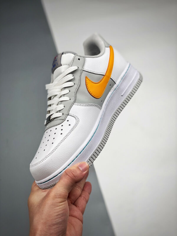 NBA x Nike Air Force 1 Low Fiesta White Grey Fog-Sundial-Blue For Sale