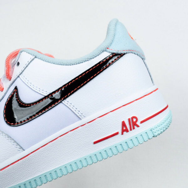 Nike Air Force 1 07 LV8 White Flash Crimson Atomic Pink For Sale