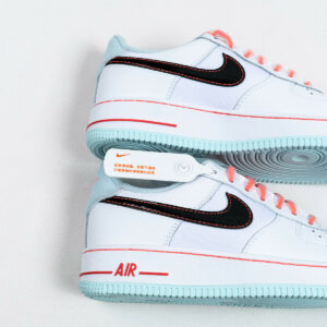 Nike Air Force 1 07 LV8 White Flash Crimson Atomic Pink For Sale