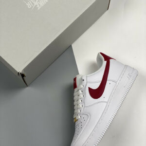 Nike Air Force 1 07 White Noble Red For Sale