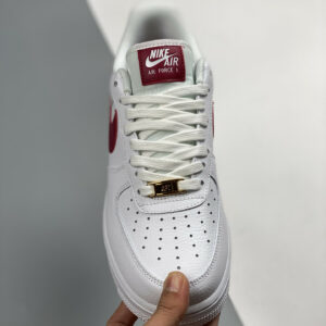 Nike Air Force 1 07 White Noble Red For Sale