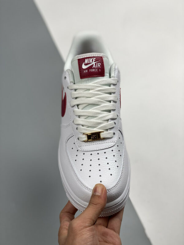 Nike Air Force 1 07 White Noble Red For Sale