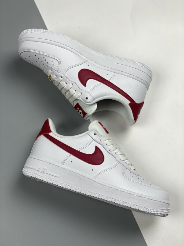 Nike Air Force 1 07 White Noble Red For Sale