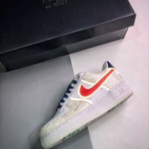 Nike Air Force 1 07 LX Just Do It White University Red DV1493-161 For Sale