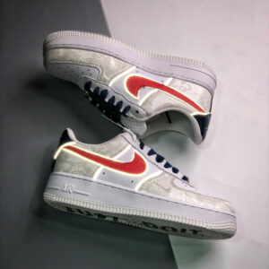 Nike Air Force 1 07 LX Just Do It White University Red DV1493-161 For Sale