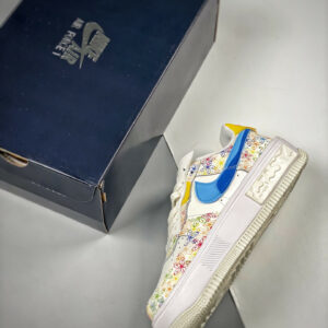 Nike Air Force 1 Fontanka Flowers Sail University Blue Vivid Sulfur For Sale