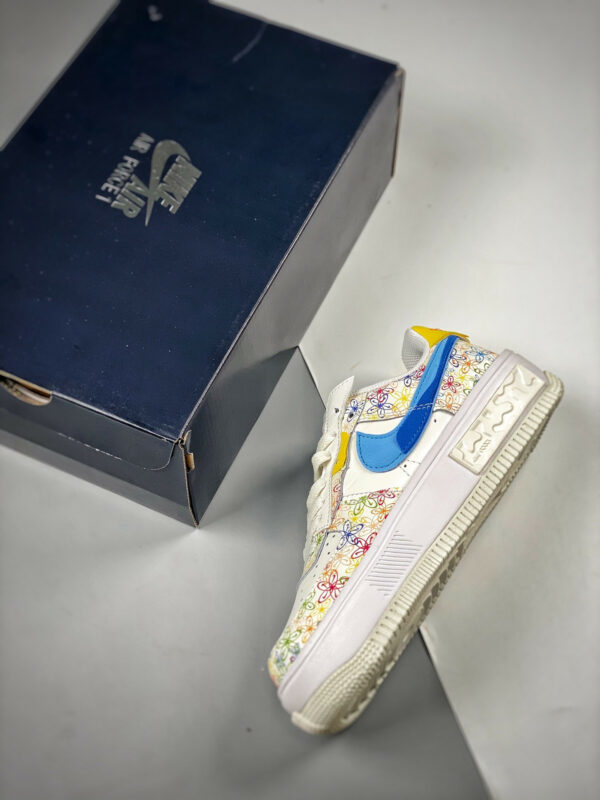 Nike Air Force 1 Fontanka Flowers Sail University Blue Vivid Sulfur For Sale