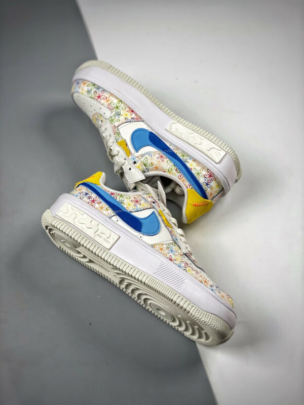 Nike Air Force 1 Fontanka Flowers Sail University Blue Vivid Sulfur For Sale