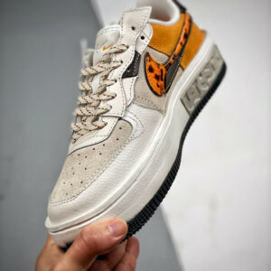 Nike Air Force 1 Fontanka Tortoise Shell Grey Sail-Orange DR0151-001 For Sale