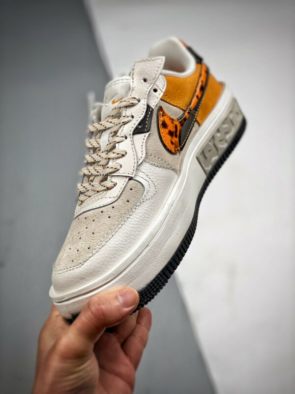 Nike Air Force 1 Fontanka Tortoise Shell Grey Sail-Orange DR0151-001 For Sale