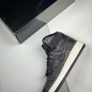 Nike Air Force 1 High 07 Premium Toll Free Black Sail-Vast Grey For Sale