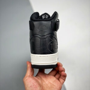 Nike Air Force 1 High 07 Premium Toll Free Black Sail-Vast Grey For Sale