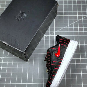 Nike Air Force 1 Jewel Chicago Black University Red-Black-White For Sale