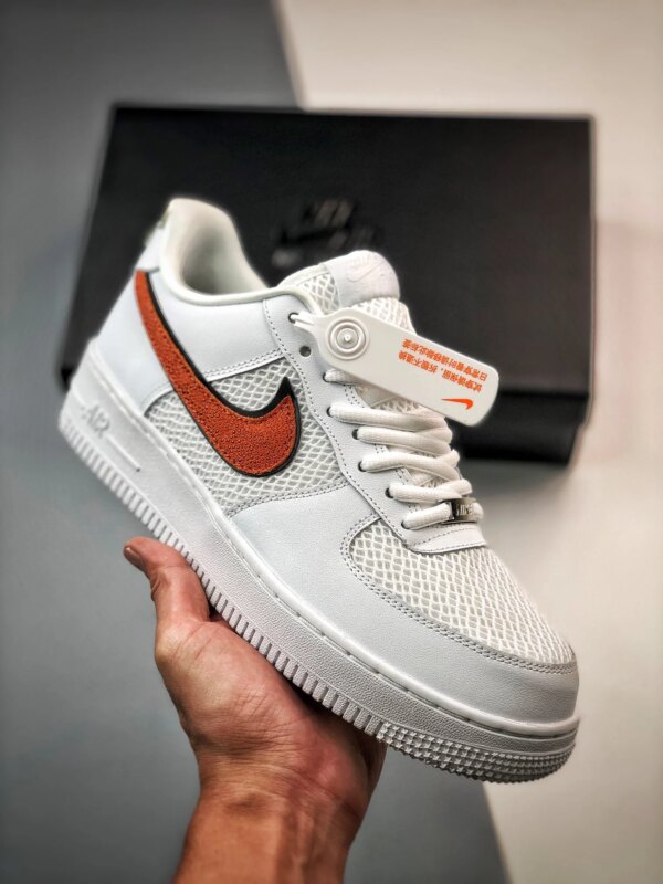 Nike Air Force 1 Low Basketball Sail Orange Trance DZ5228-100 For Sale