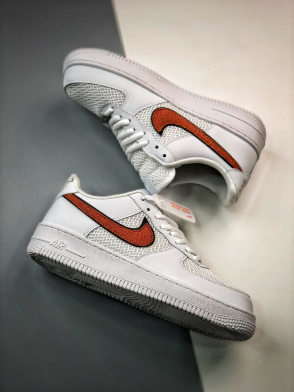 Nike Air Force 1 Low Basketball Sail Orange Trance DZ5228-100 For Sale