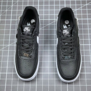 Nike Air Force 1 Low Zip Swoosh Black CW6558-001 For Sale