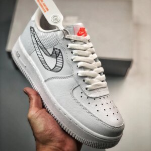 Nike Air Force 1 Low 3D Swoosh White Black DR0149-100 For Sale